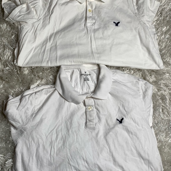 American Eagle Polo Shirt US SIZE LARGE Pre-owned BUNDLE DEAL with 2 shirts - Picture 2 of 8